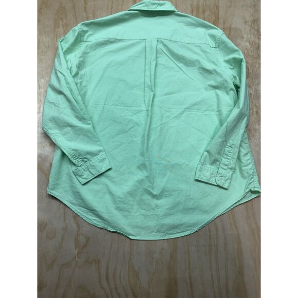 Fresh Produce Button Down Shirt mens xl Green Long Sleeve Top Casual - Picture 6 of 6